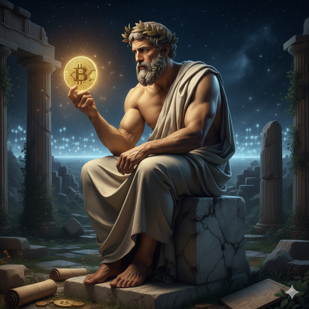 Bitcoin pensador: origen en la crisis de 2008